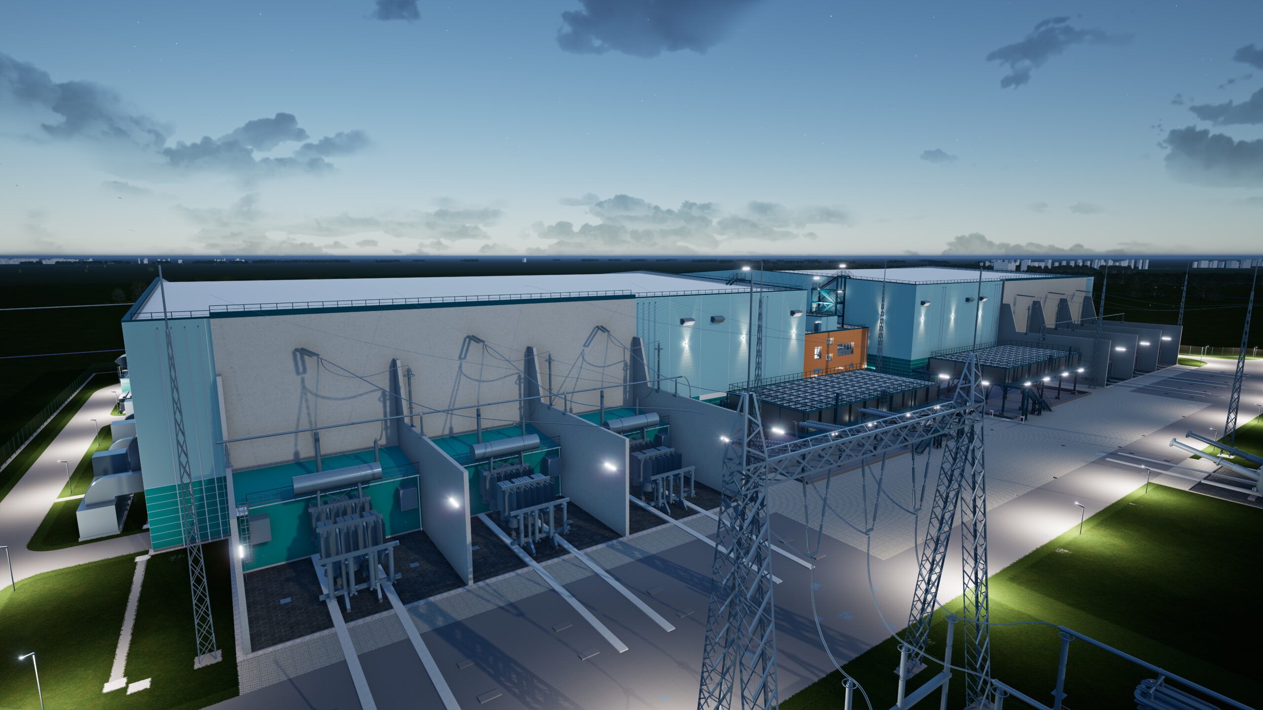 Onshore HVAC converter